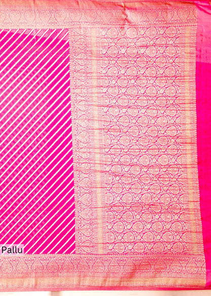 Rani Chinon Leheriya Saree