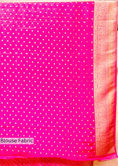 Rani Chinon Leheriya Saree