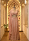 Ruhi Peach Halter Sharara Set with Dupatta
