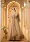 Nitya Champagne Gold Tissue Silk Anarkali Set with Dupatta