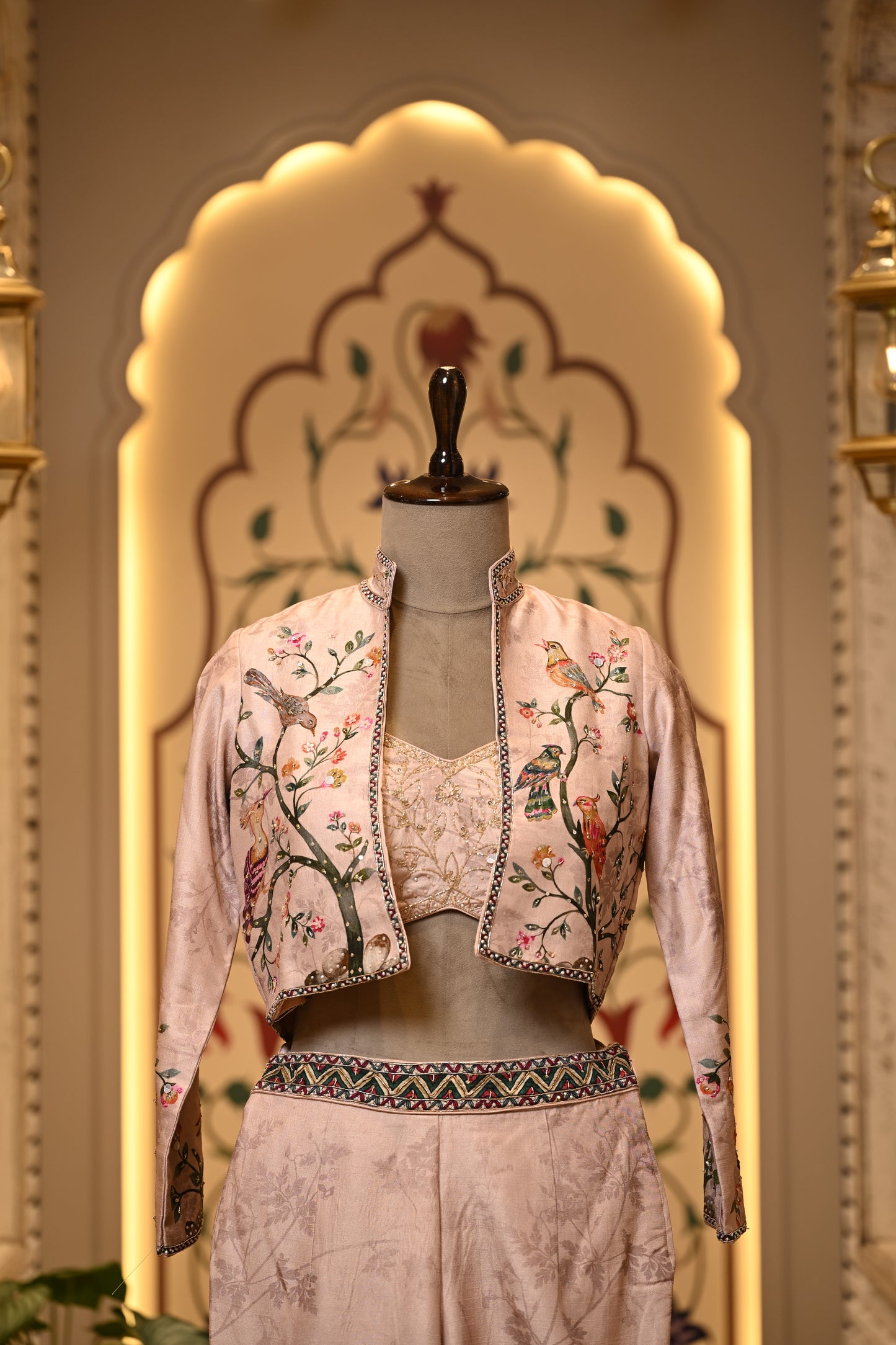 Aarvi Short Jacket & Pants 3 pc Set