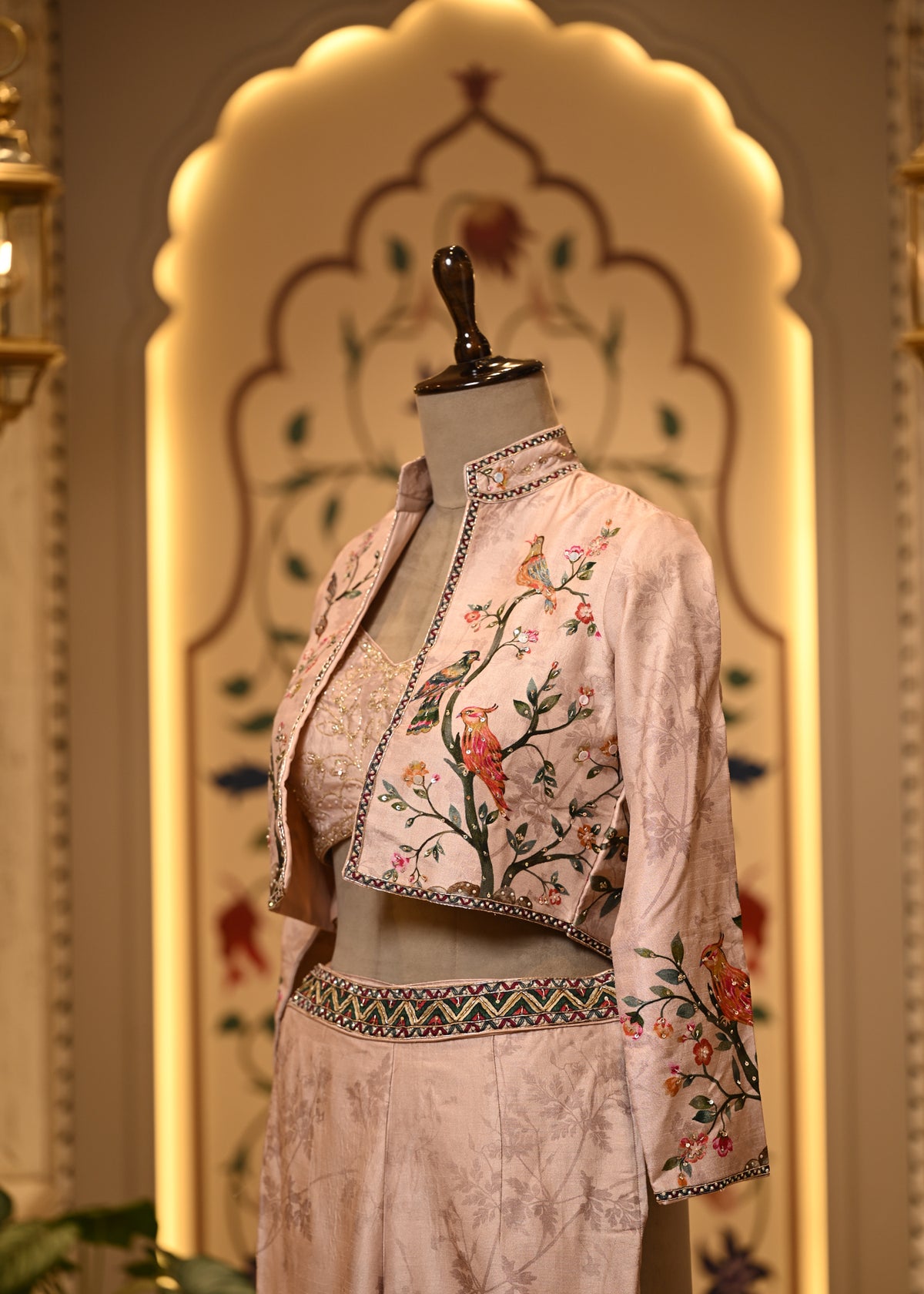 Aarvi Short Jacket & Pants 3 pc Set