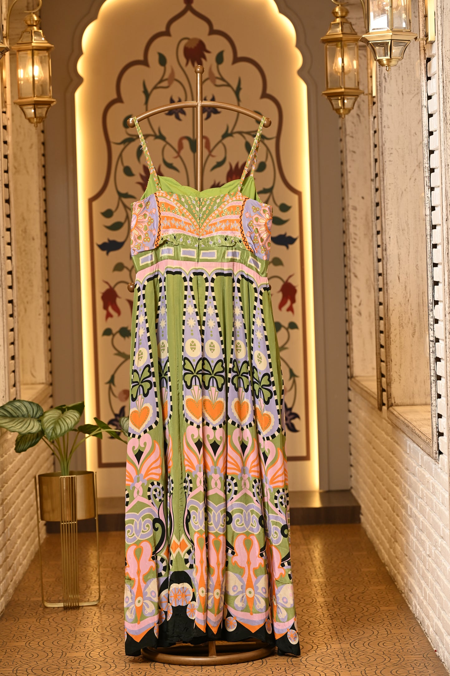 Ella Carnival Green Jumpsuit