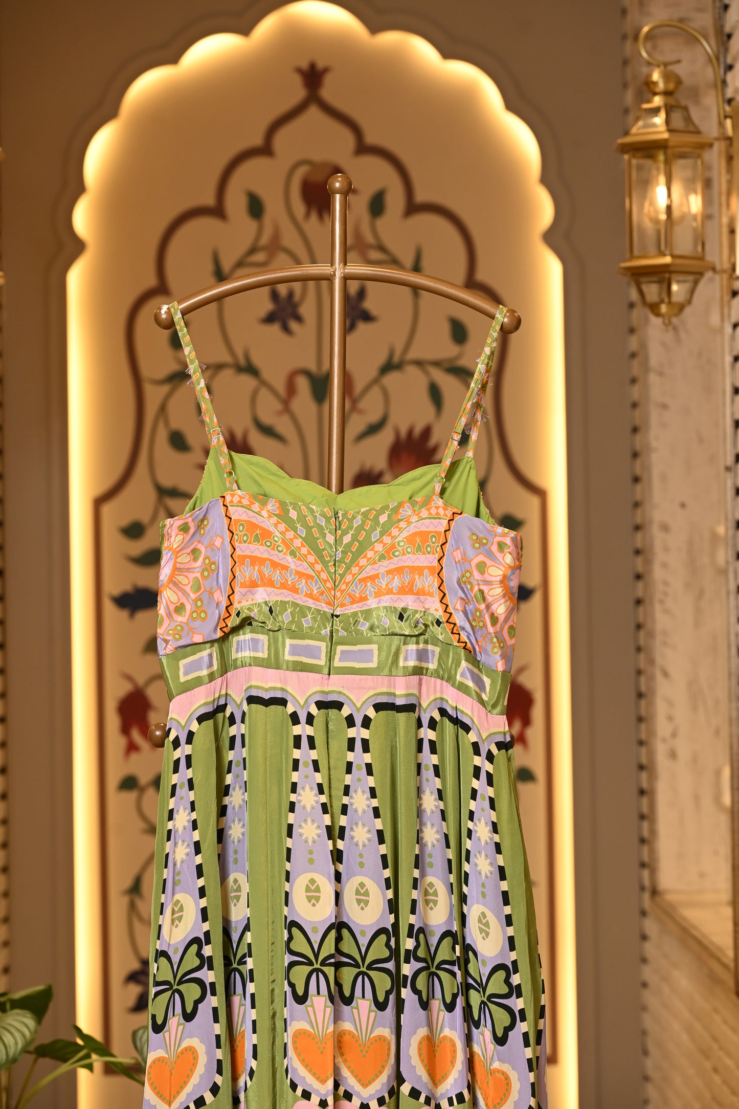 Ella Carnival Green Jumpsuit