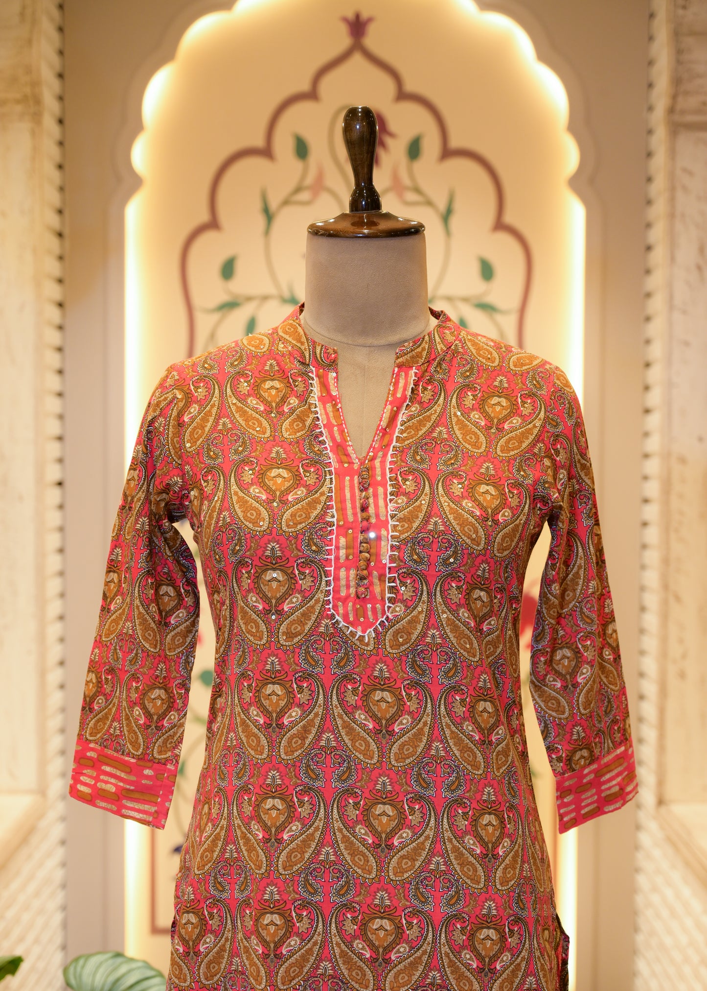 Niyati Pink Stitched Suit Set
