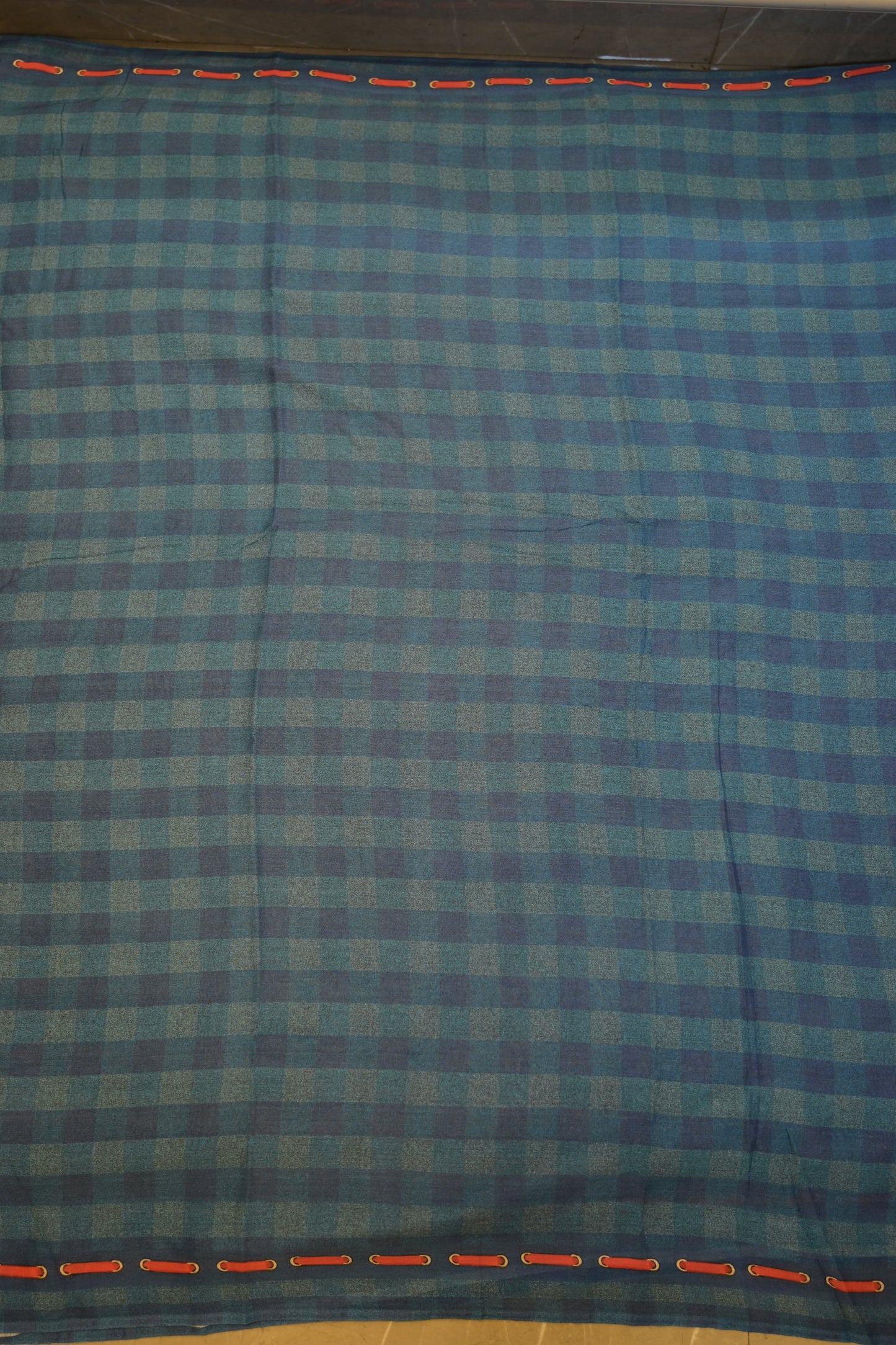 Neelkamal Navy Blue Cotton Saree with Unstitched Blouse
