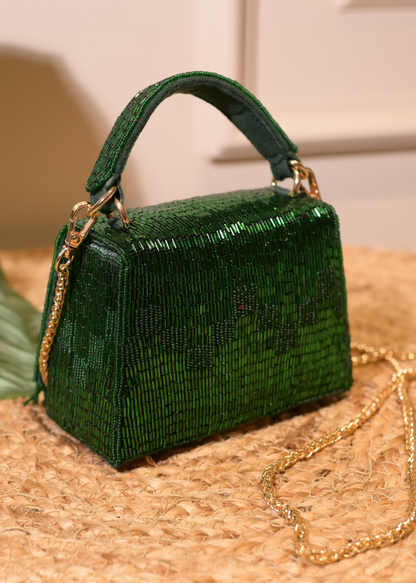 Green Tassel Bag