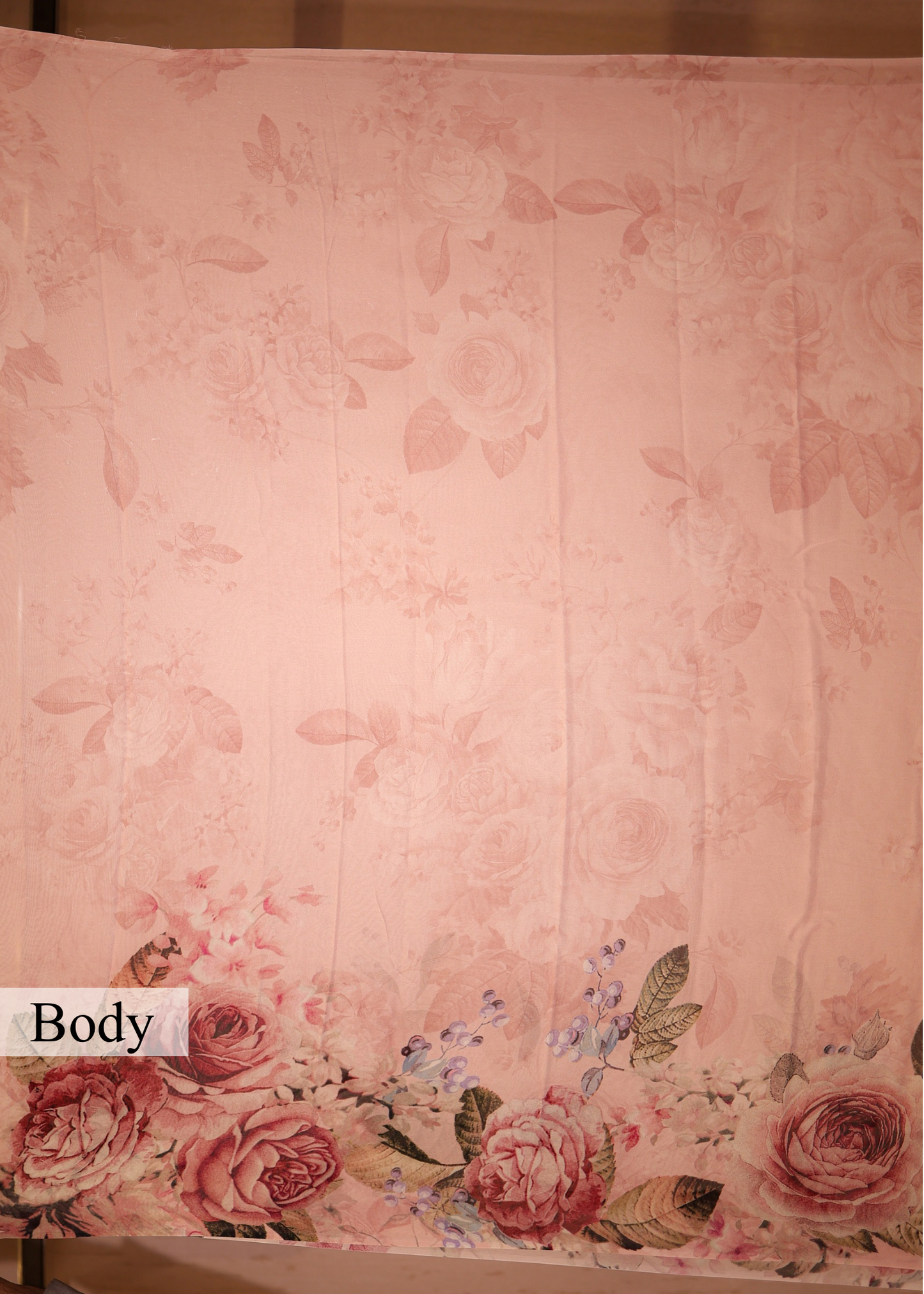 Sundari Pure Georgette Printed Saree
