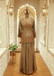 Inaya Muted Bronze Tissue Kurti Sharara Set