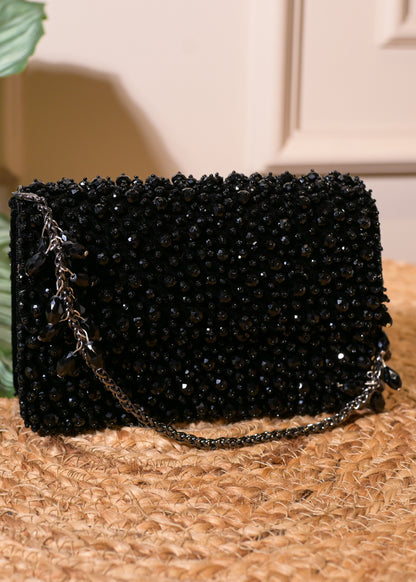 Black Stud Rectangular Bag