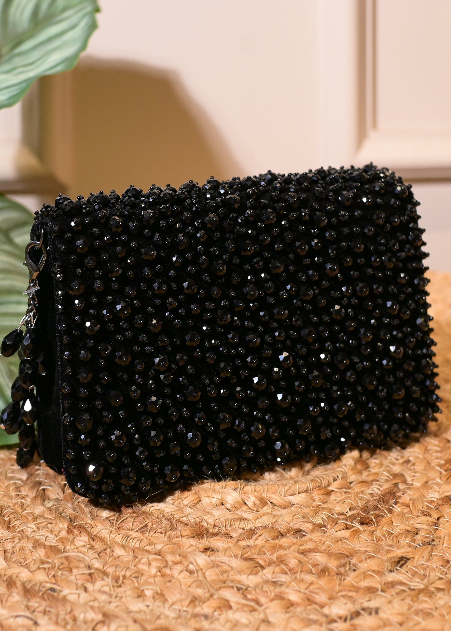 Black Stud Rectangular Bag