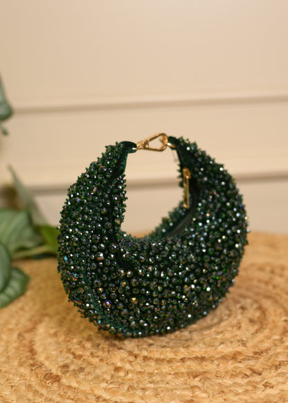 Green U Shaped Stud Potlis